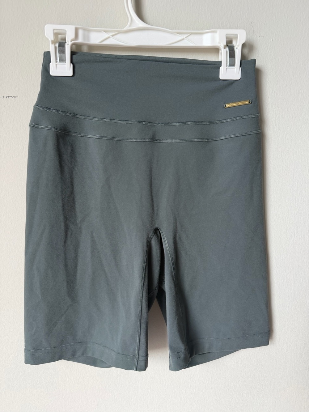 Gymshark X Whitney Simmons High-Waist Gray Bike Shorts